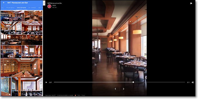 google maps ambiente restaurante