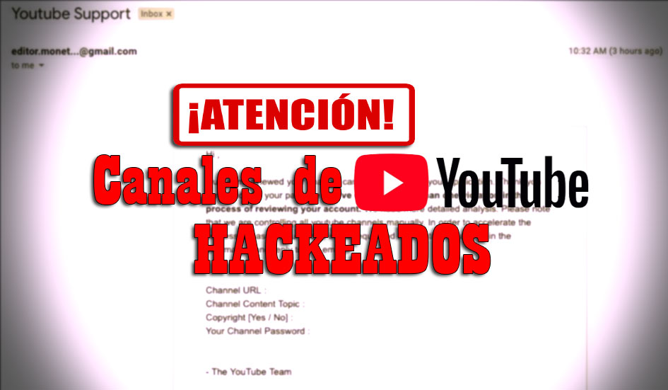 carta de hackers en youtube