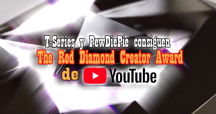 t-series y pewdiepie diamante rojo youtube