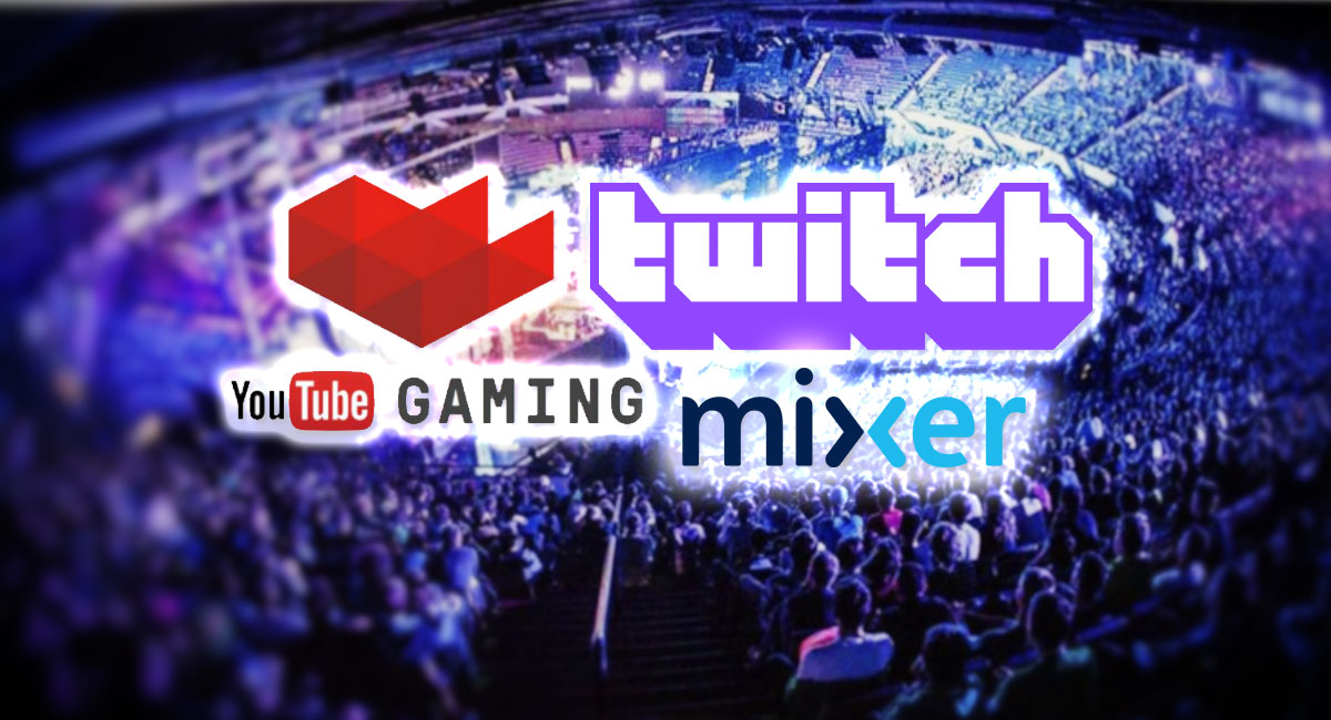 youtube gaming twitch mixer