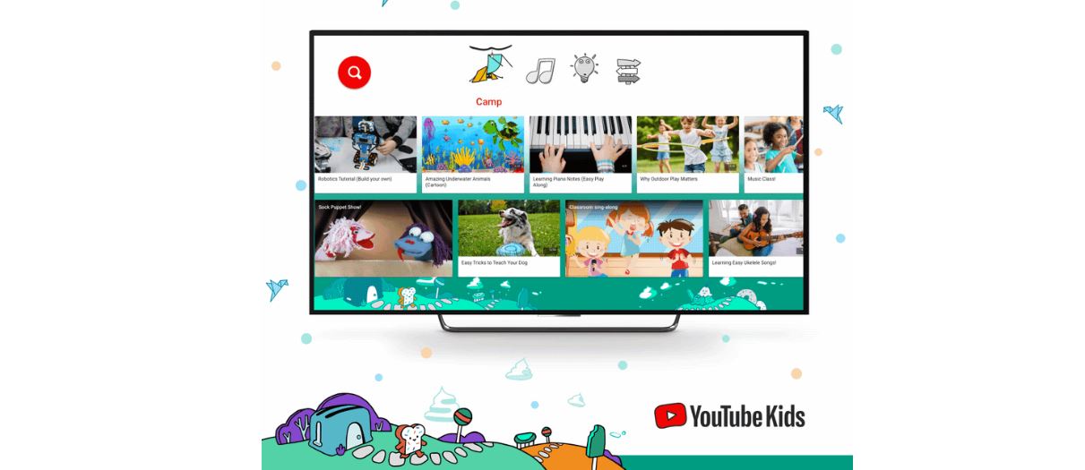 campamento de youtube para niños