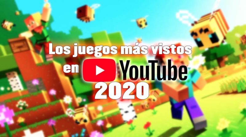los juegos más vistos en youtube en 2020