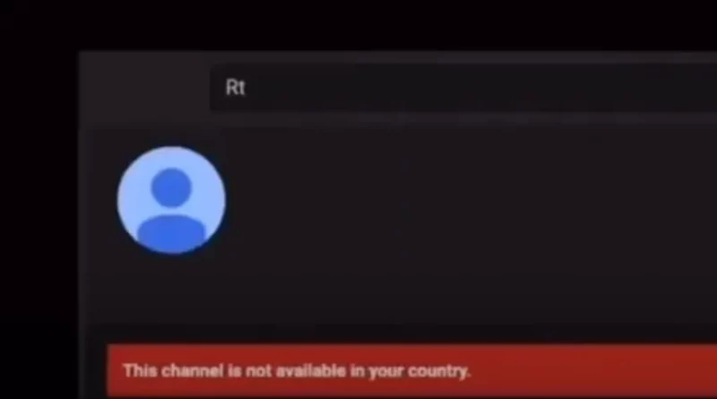 canales rusos bloqueados en youtube