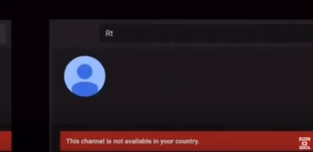 canales rusos bloqueados en youtube